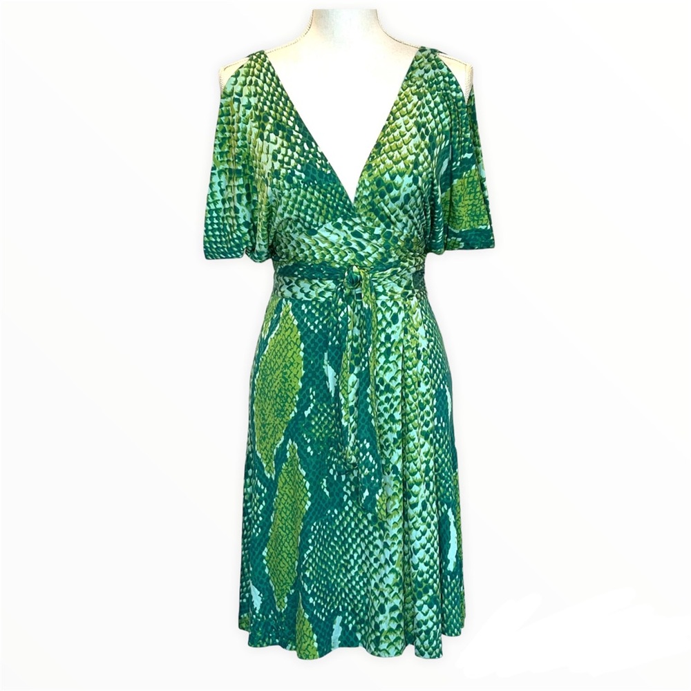 DVF | Suron Snakeskin Wrap Dress